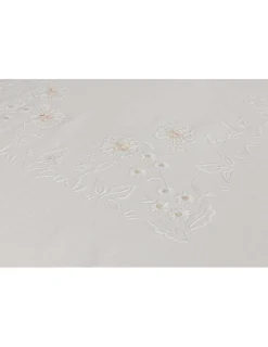 Portugal Natura 180x305 cm - Toalha de mesa 100% linho bordada a mão Online