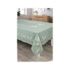 Portugal Natura 180x280 cm - Toalha de mesa de linho bordada a mão + 8 guardanapos Outlet