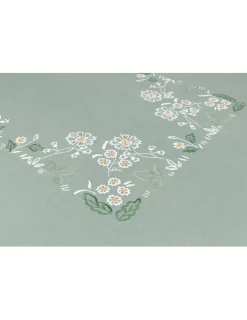 Portugal Natura 180x280 cm - Toalha de mesa de linho bordada a mão + 8 guardanapos Outlet