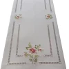 Portugal Natura 175x275 cm Toalha de mesa de linho bordada a mão - bordados da lixa - Toalha Creative Floral II Best