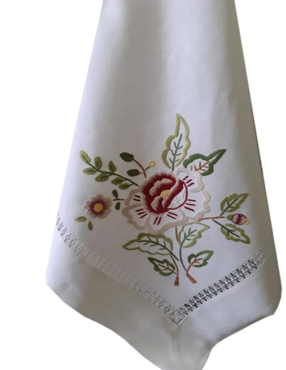 Portugal Natura 175x275 cm Toalha de mesa de linho bordada a mão - bordados da lixa - Toalha Creative Floral II Best
