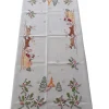 Portugal Natura 175x275 cm Toalha de mesa de linho bordada a mão -  bordados da lixa - Creative Navidad / Natal Outlet