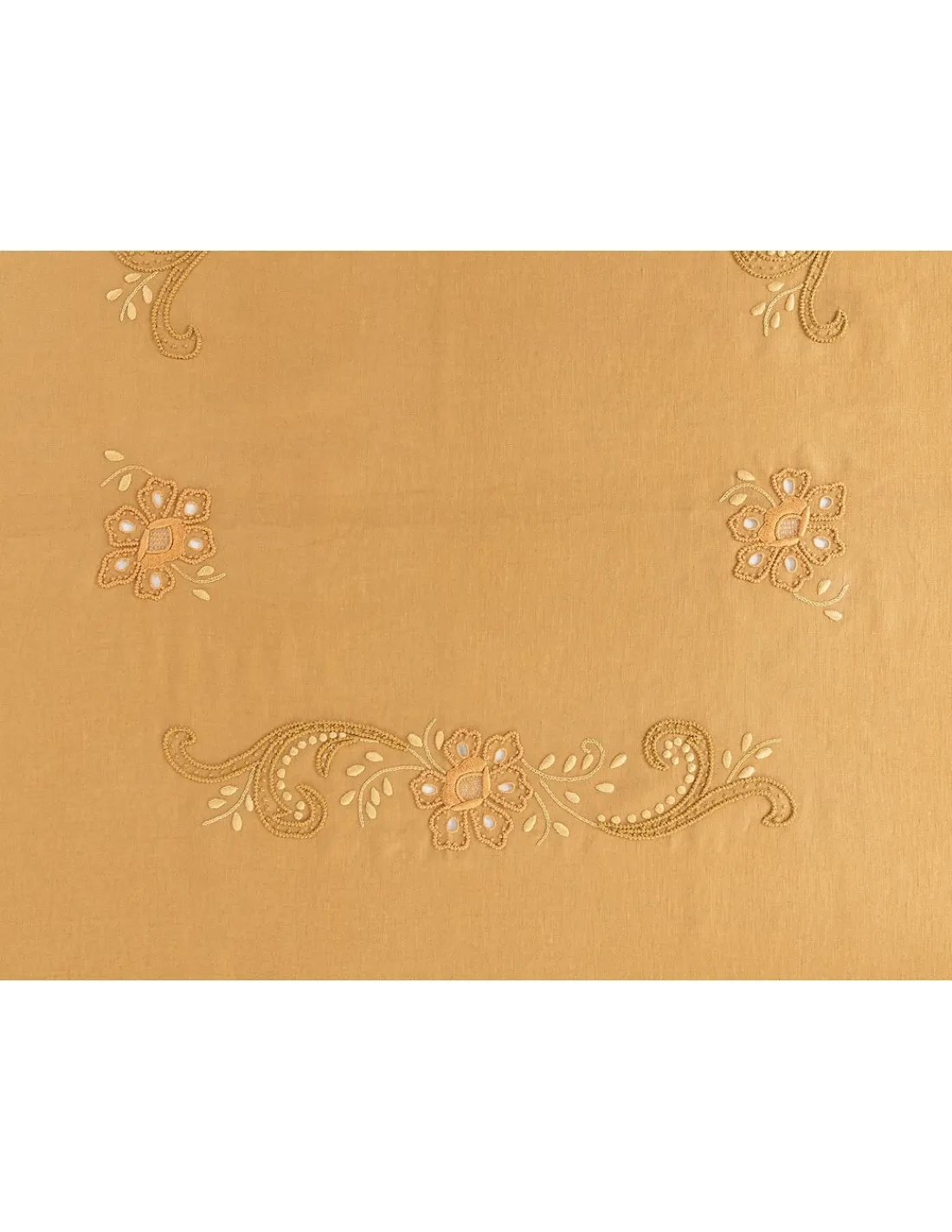 Portugal Natura 175x350 Toalha de mesa 100% linho bordada a mão + 12 guardanapos 50x50 cm Hot