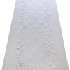 Portugal Natura 170x270 Toalha de mesa de linho bordada a mão - Bainha de linhas G. Seda Best
