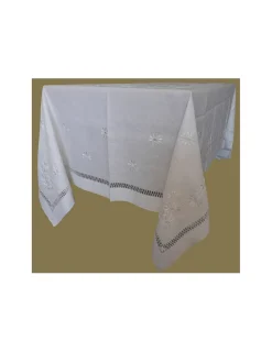 Portugal Natura 180x280 Toalha de mesa de linho bordada a mão - Toalha de mesa bordada algodão / seda Best