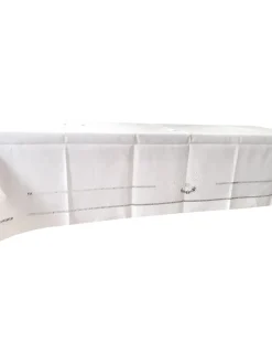 Portugal Natura 175x275 Toalha de mesa de linho bordada a mão - bordados da lixa