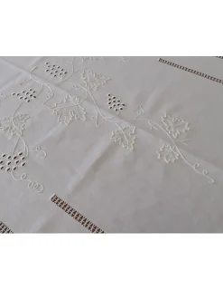 Portugal Natura 180x350 Toalha de mesa de linho bordada a mão - bordados da lixa Hot