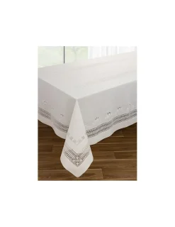 Portugal Natura 180x280 Toalha de mesa de linho bordada a mão Online