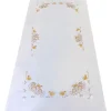 Portugal Natura 170x270 Toalha de mesa de linho bordada a mão - Bainha de linhas G. Online