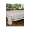Portugal Natura 180x350 Toalha de mesa de linho bordada a mão - Bainha da Gracinha New